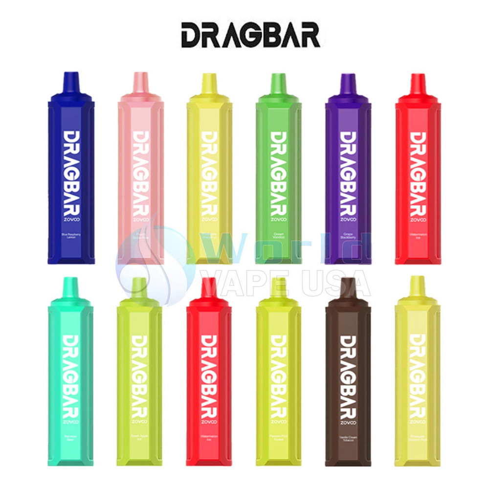  ZOVOO DRAGBAR R6000 5% DISPOSABLE 6000 PUFFS 18ML - 10CT DISPLAY 