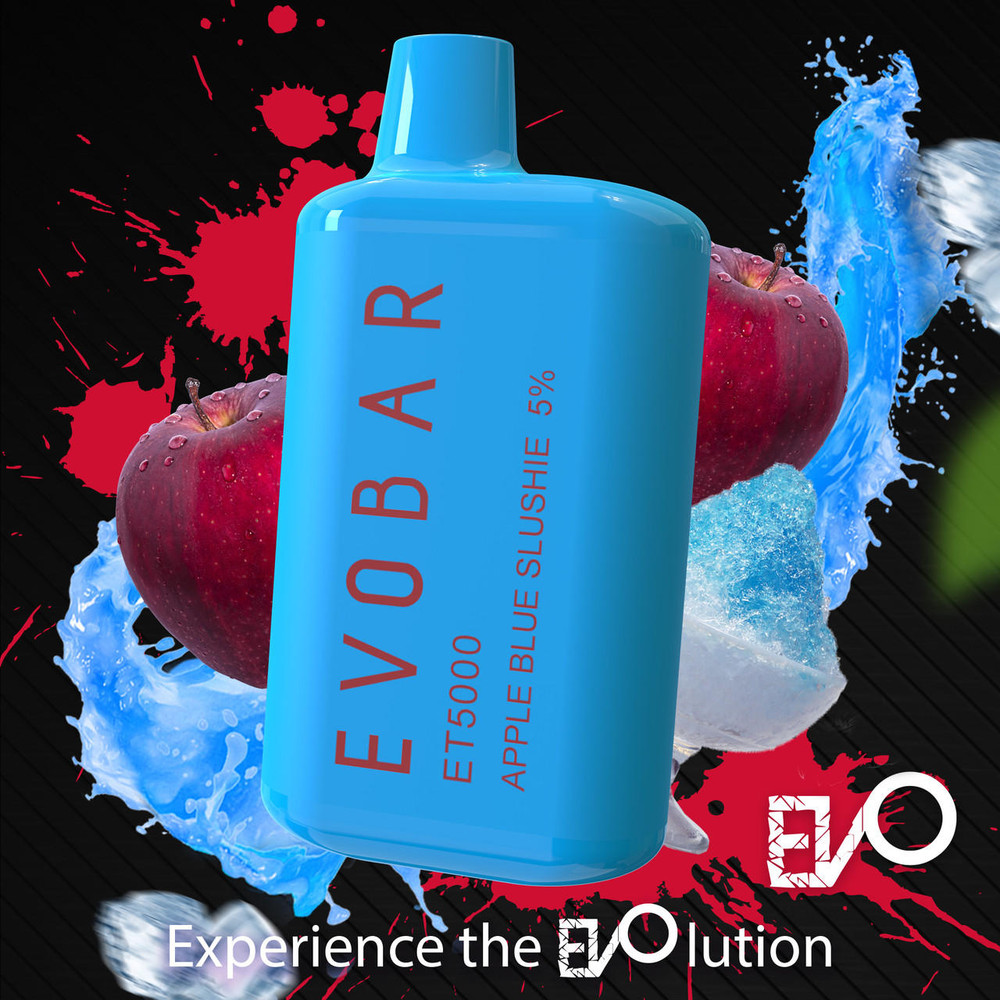  EVOBAR ET5000 5% NIC SLUSHIE EDITION DISPOSABLE 5000 PUFFS 13ML - 10CT DISPLAY 