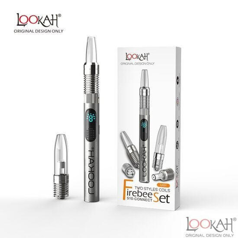  LOOKAH FIREBEE 650mAh 510 VV VAPE PEN BATTERY WITH TWO STYLE COILS - 6CT 