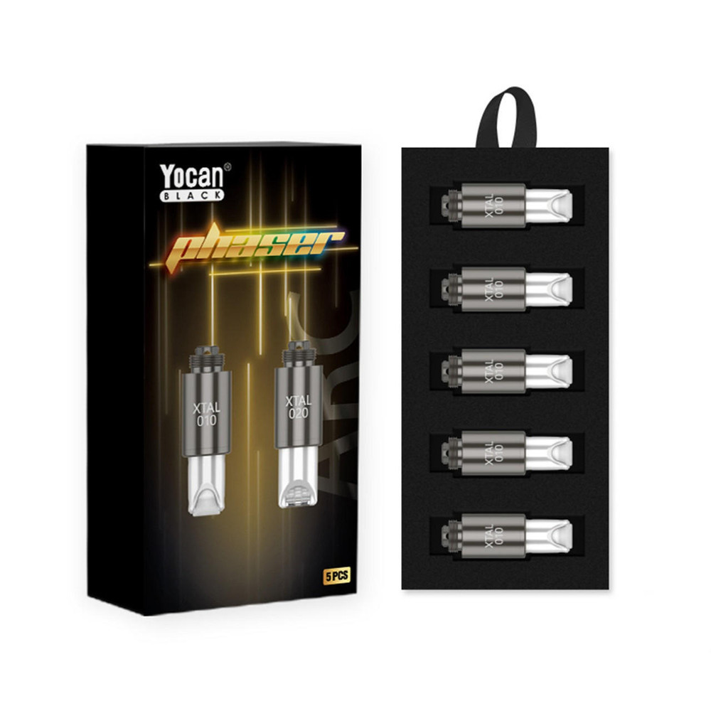  YOCAN BLACK PHASER XTAL REPLACEMENT TIPS - 5CT 
