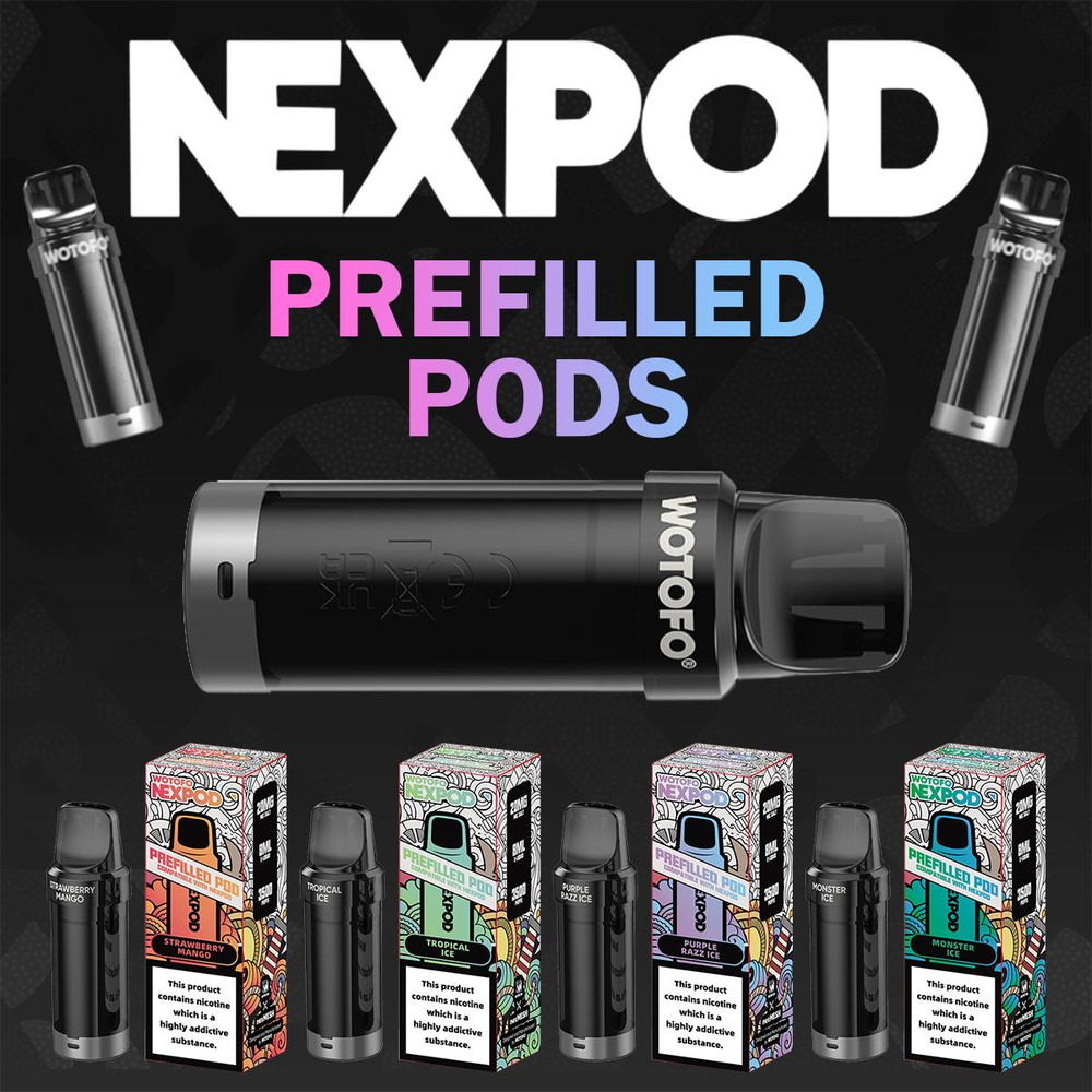  WOTOFO NEXPOD 5% NIC 10ML PREFILL POD - 10CT DISPLAY 