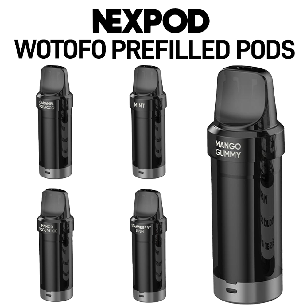WOTOFO NEXPOD 5% NIC 10ML PREFILL POD - 10CT DISPLAY