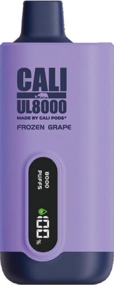  CALI UL8000 5% NIC RECHARGEABLE DISPOSABLE 18ML 8000 PUFFS - 6CT DISPLAY 