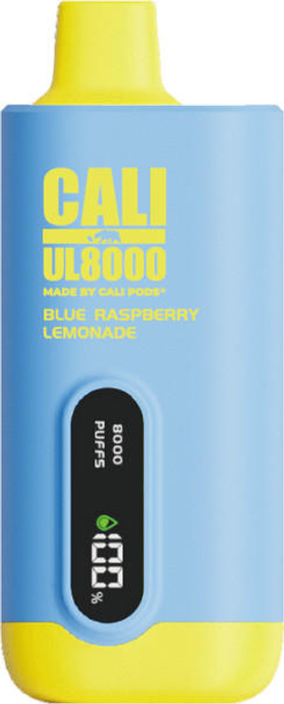  CALI UL8000 5% NIC RECHARGEABLE DISPOSABLE 18ML 8000 PUFFS - 6CT DISPLAY 