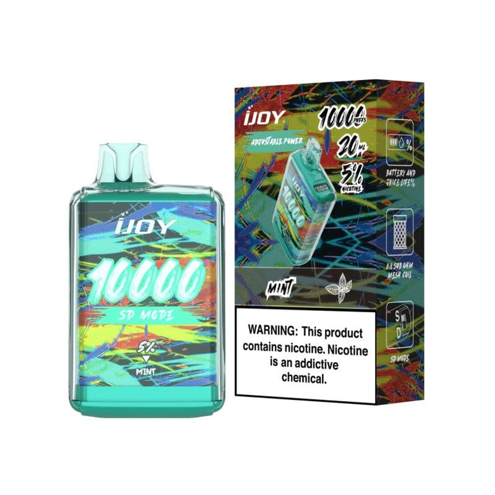 IJOY BAR SD10000 5% NIC RECHARGEABLE DISPOSABLE 20ML 10000 PUFFS - 5CT DISPLAY