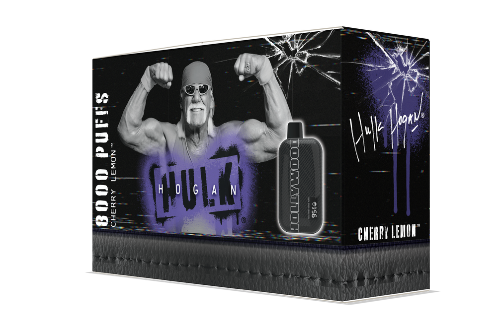 HULK HOGAN 5% HOLLYWOOD DISPOSABLE VAPE 18ML 8000 PUFFS - 5CT DISPLAY