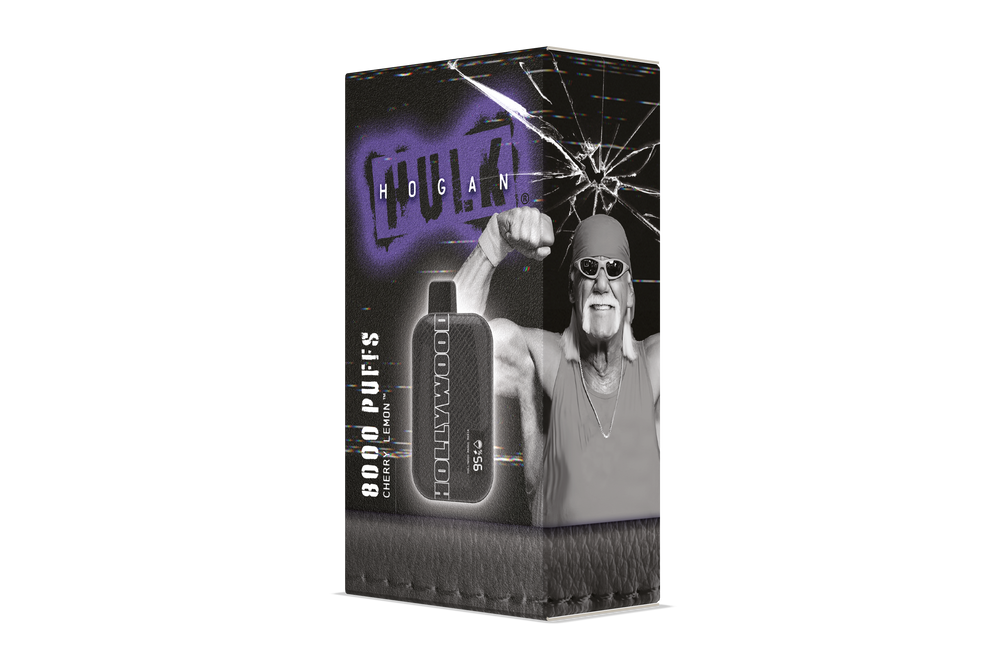 HULK HOGAN 5% HOLLYWOOD DISPOSABLE VAPE 18ML 8000 PUFFS - 5CT DISPLAY