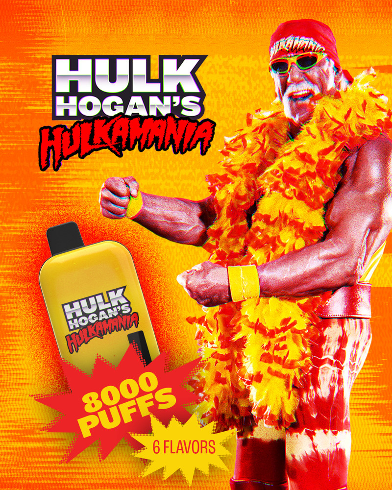 HULK HOGAN HULKAMANIA DISPOSABLE VAPE 8000 PUFFS