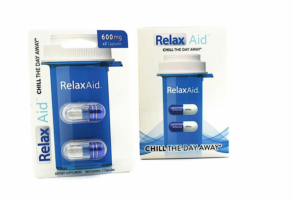 RELAX AID DIETARY SUPPLEMENT RELAX CAPSULES - 6CT