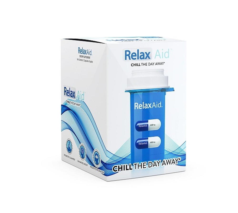 RELAX AID DIETARY SUPPLEMENT RELAX CAPSULES - 6CT