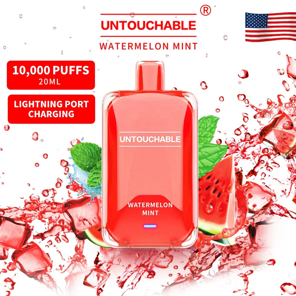 UNTOUCHABLE 5% NIC RECHARGEABLE DISPOSABLE VAPE 20ML 10000 PUFFS - 125CT DISPLAY