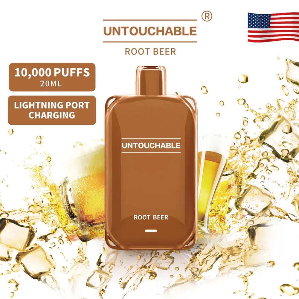 UNTOUCHABLE 5% NIC RECHARGEABLE DISPOSABLE VAPE 20ML 10000 PUFFS - 125CT DISPLAY