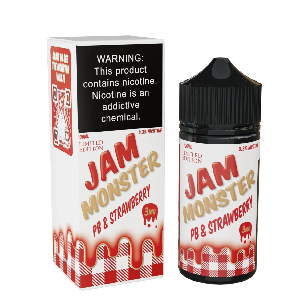 JAM MONSTER SYNTHETIC NICOTINE E-LIQUID 100ML