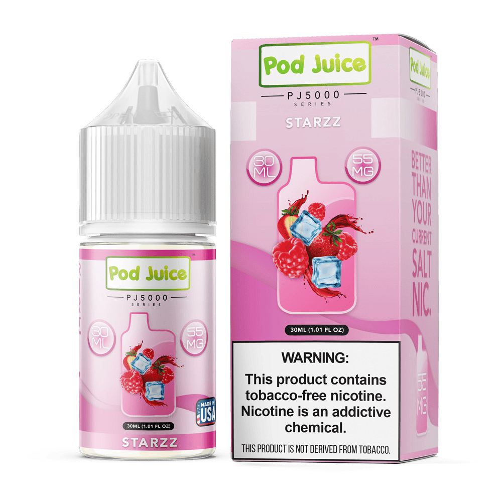 POD JUICE PJ5000 SERIES 55MG NICOTINE SALT E-LIQUID - 30ML