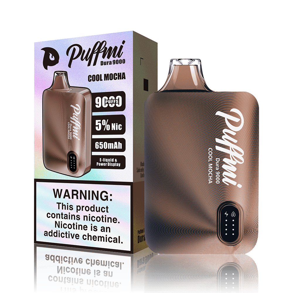 PUFFMI DURA 9000 20ML 9000 PUFFS DISPOSABLE VAPE - DISPLAY OF 5