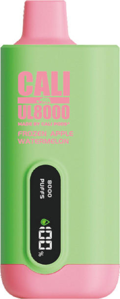 CALI UL8000 5% NIC RECHARGEABLE DISPOSABLE VAPE 18ML 8000 PUFFS PREFILLED DISPLAY - DISPLAY OF 84