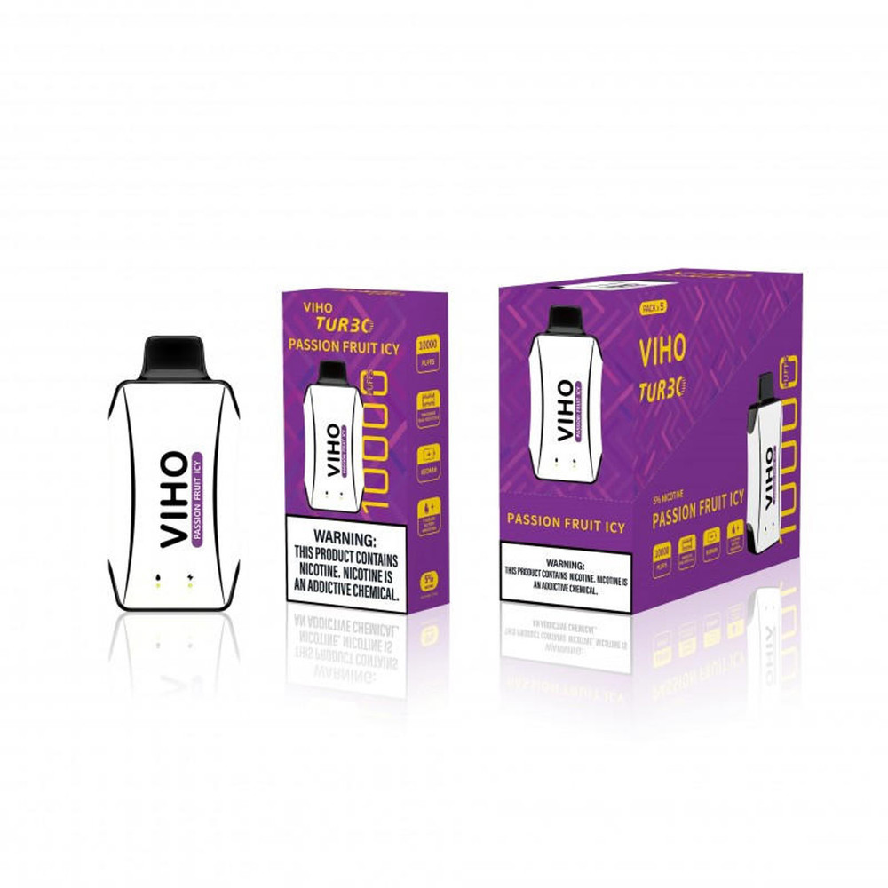 VIHO TURBO 10K 17ML 10000 PUFFS DISPOSABLE VAPE - 5CT DISPLAY