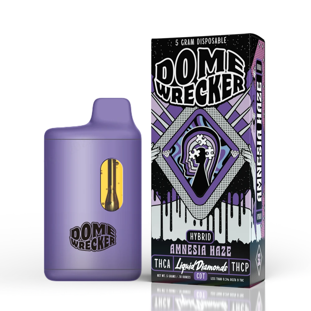 DOMEWRECKER THCA + THCP LIQUID DIAMONDS 5G DISPOSABLE - 5CT DISPLAY