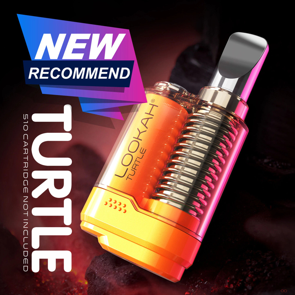 LOOKAH TURTLE 400MAH VARIABLE VOLTAGE 510 THREAD BATTERY - 5CT DISPLAY