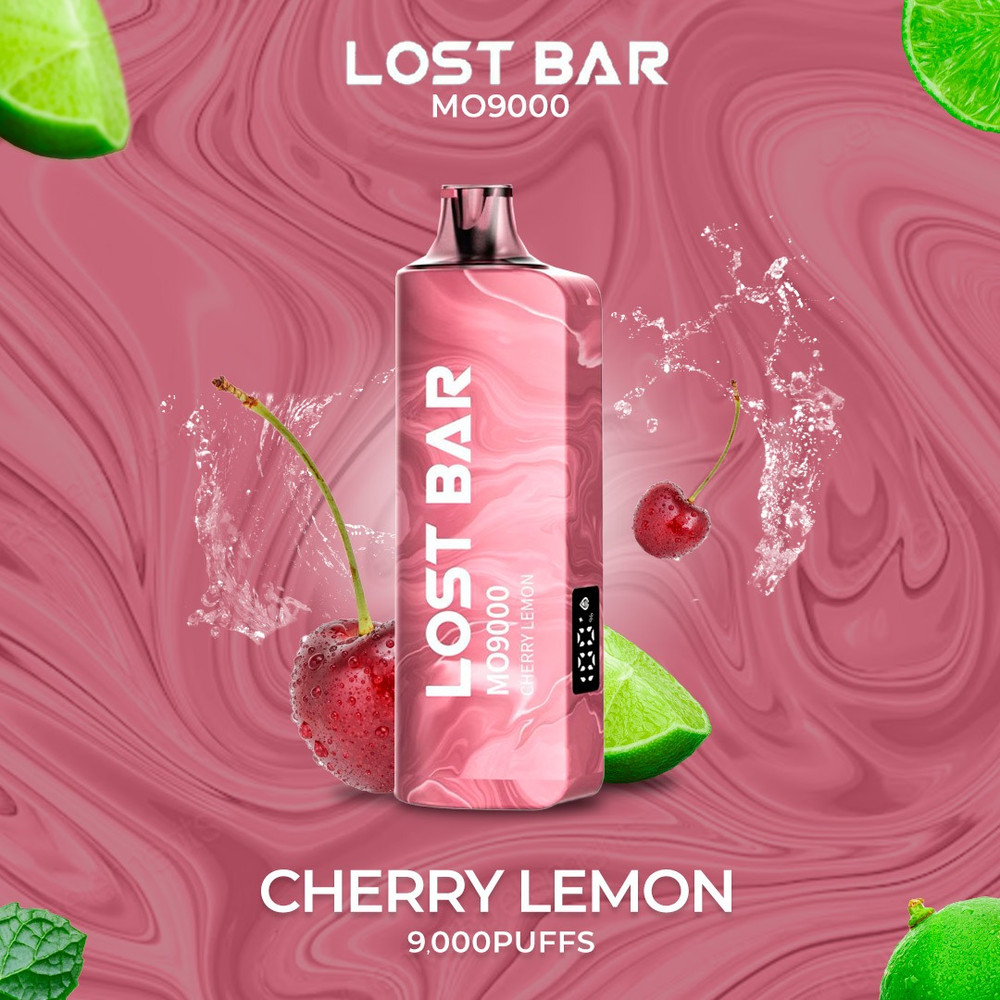 LOST BAR MO9000 5% NIC DISPOSABLE VAPE 15ML 9000 PUFFS - 5CT DISPLAY 