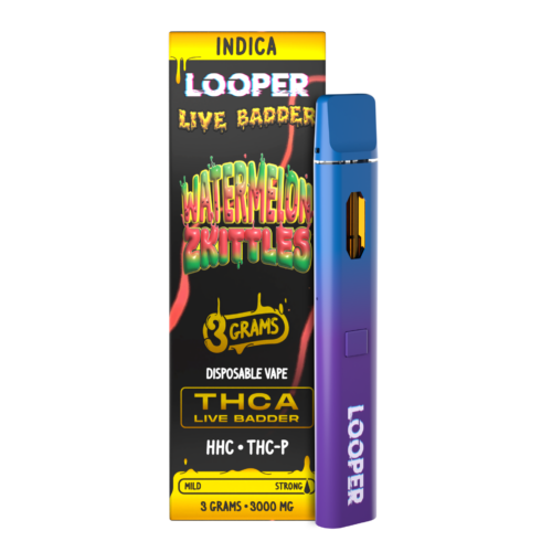 LOOPER LIVE BADDER THCA 3G DISPOSABLE - 5CT DISPLAY