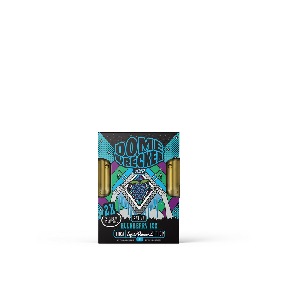 DOMEWRECKER 4GRAMS (2X2G) LIQUID DIAMONDS CARTRIDGE - 5CT DISPLAY