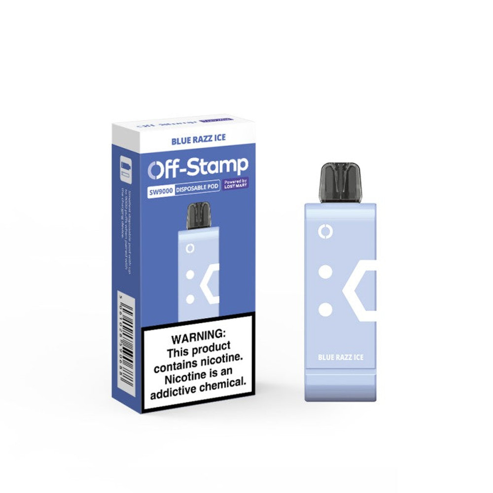OFF STAMP SW9000 5% NICOTINE REPLACEMENT POD 9000 PUFFS 13ML - DISPLAY OF 10