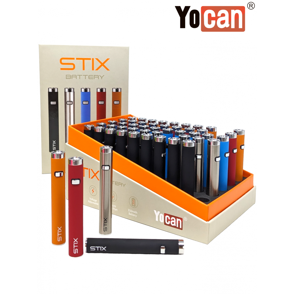 YOCAN STIX 350mAh BATTERY DISPLAY - 50CT