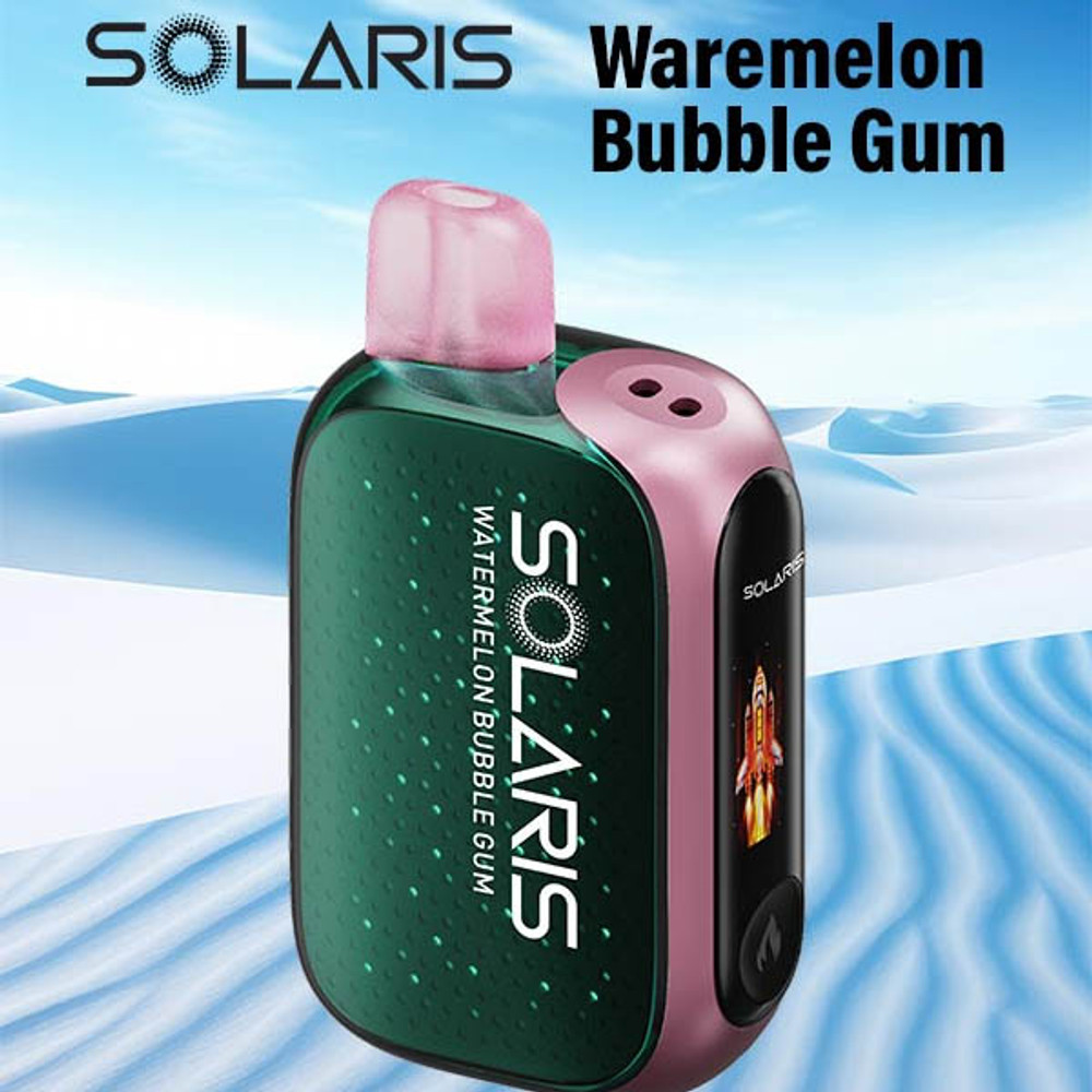 SOLARIS 18ML 25,000 PUFFS DISPOSABLE VAPE - DISPLAY OF 5