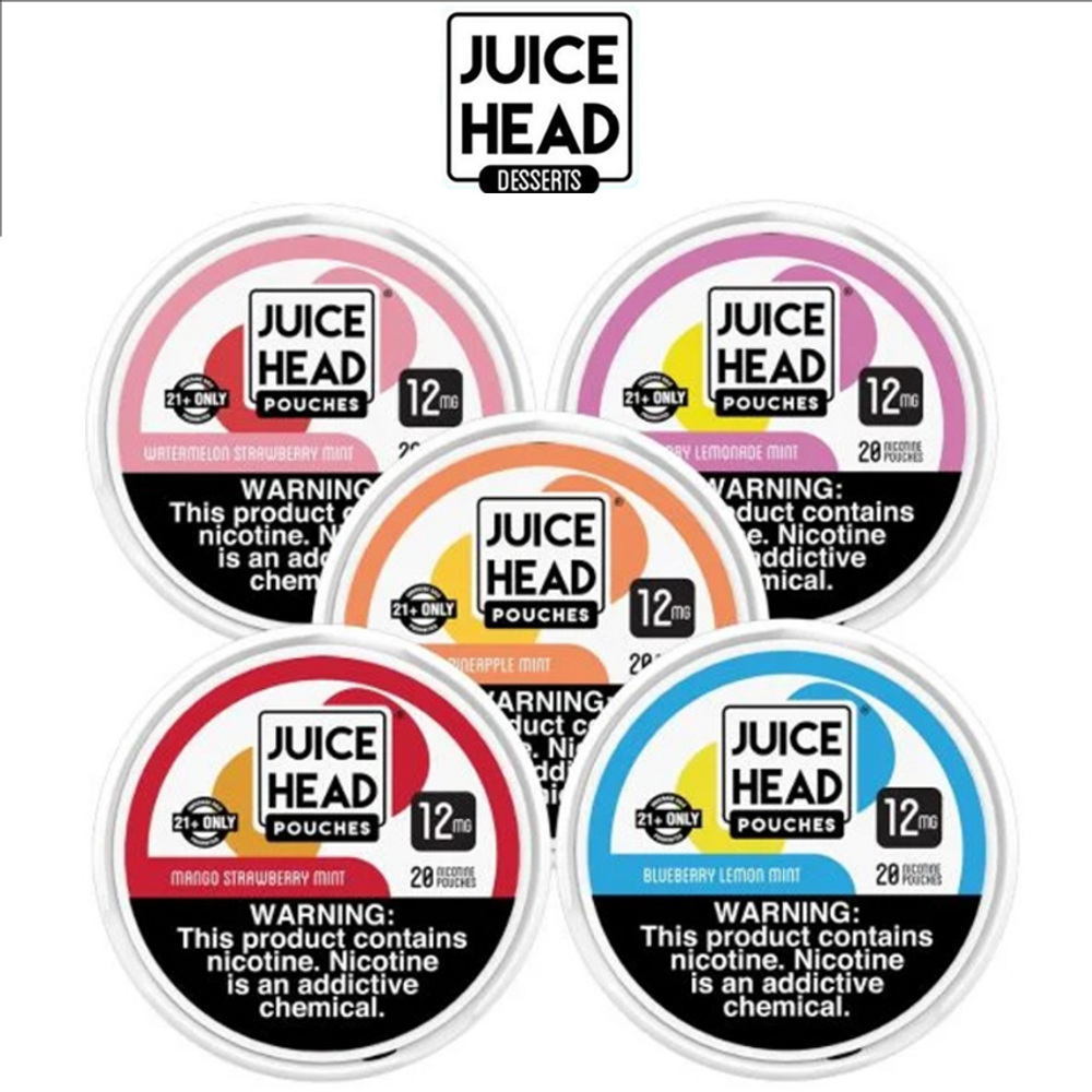 JUICE HEAD NICOTINE POUCHES - 20CT/5PK