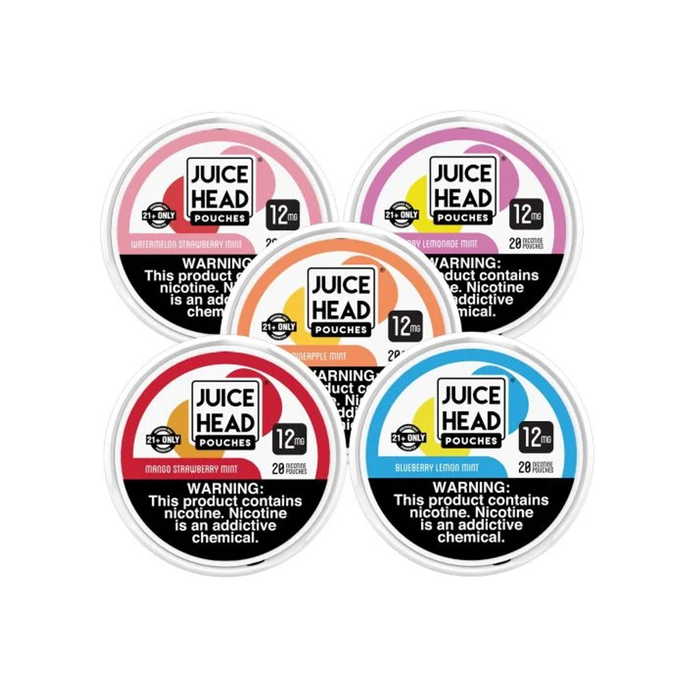 JUICE HEAD 20-PACK NICOTINE POUCHES COUNTER DISPLAY - 50CT