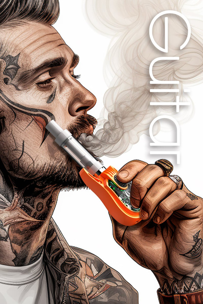 LOOKAH GUITAR 510 THREAD VAPE BATTERY - 5CT