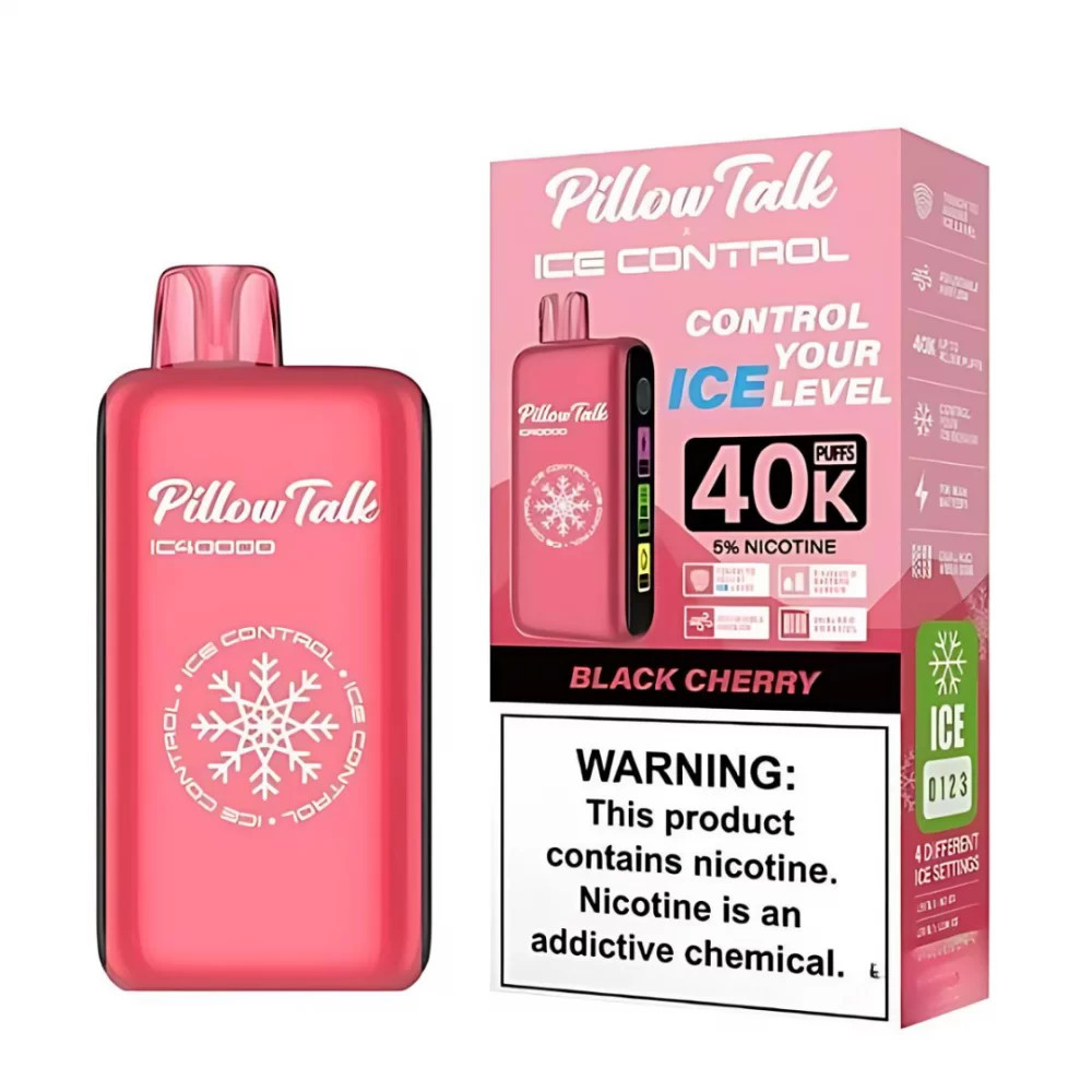 PILLOW TALK IC40000 20ML 40,000 PUFFS DISPOSABLE VAPE - DISPLAY OF 5