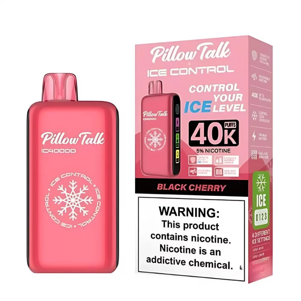 PILLOW TALK IC40000 20ML 40,000 PUFFS DISPOSABLE VAPE - DISPLAY OF 5