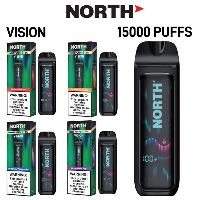 NORTH VISION 15ML 15,000 PUFFS DISPOSABLE VAPE