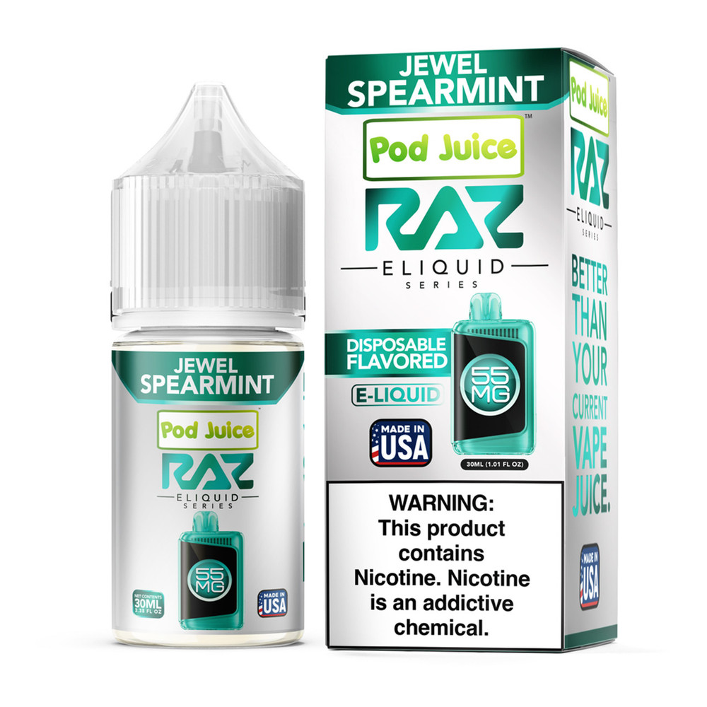 POD JUICE X RAZ NICOTINE SALT E-LIQUID - 30ML