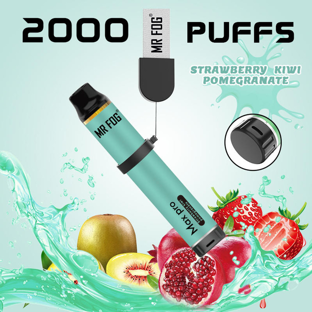 MR FOG MAX PRO 5% 2000 PUFFS DISPOSABLE VAPE - DISPLAY OF 10