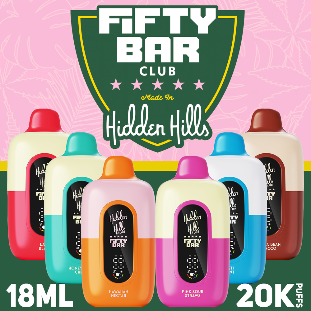 Hidden Hills Club X Fifty Bar Vapes