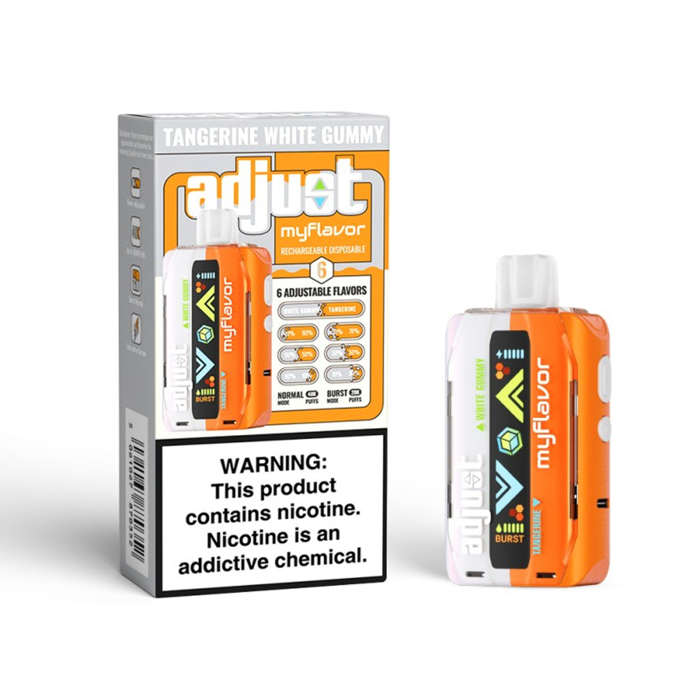 ADJUST MYFLAVOR 20ML 40,000 PUFFS DISPOSABLE VAPE - DISPLAY OF 5