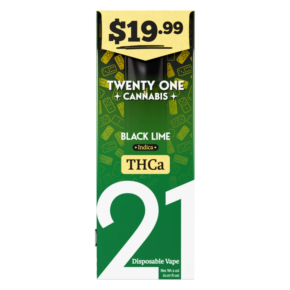 TWENTY ONE CANNABIS 2ML THC-A SPECIAL EDITION DISPOSABLE - DISPLAY OF 6