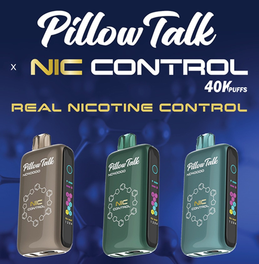 PILLOW TALK (NIC CONTROL) NC40000 20ML 40,000 PUFFS DISPOSABLE VAPE - DISPLAY OF 5