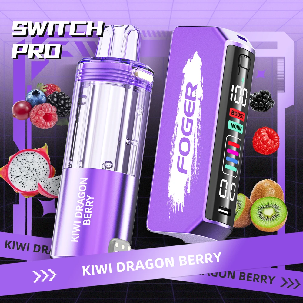 FOGER SWITCH PRO KIT 30,000 PUFFS DISPOSABLE VAPE - DISPLAY OF 5