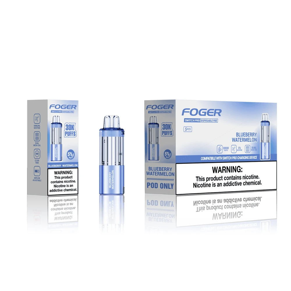 FOGER SWITCH PRO 30,000 PUFFS DISPOSABLE POD - DISPLAY OF 5