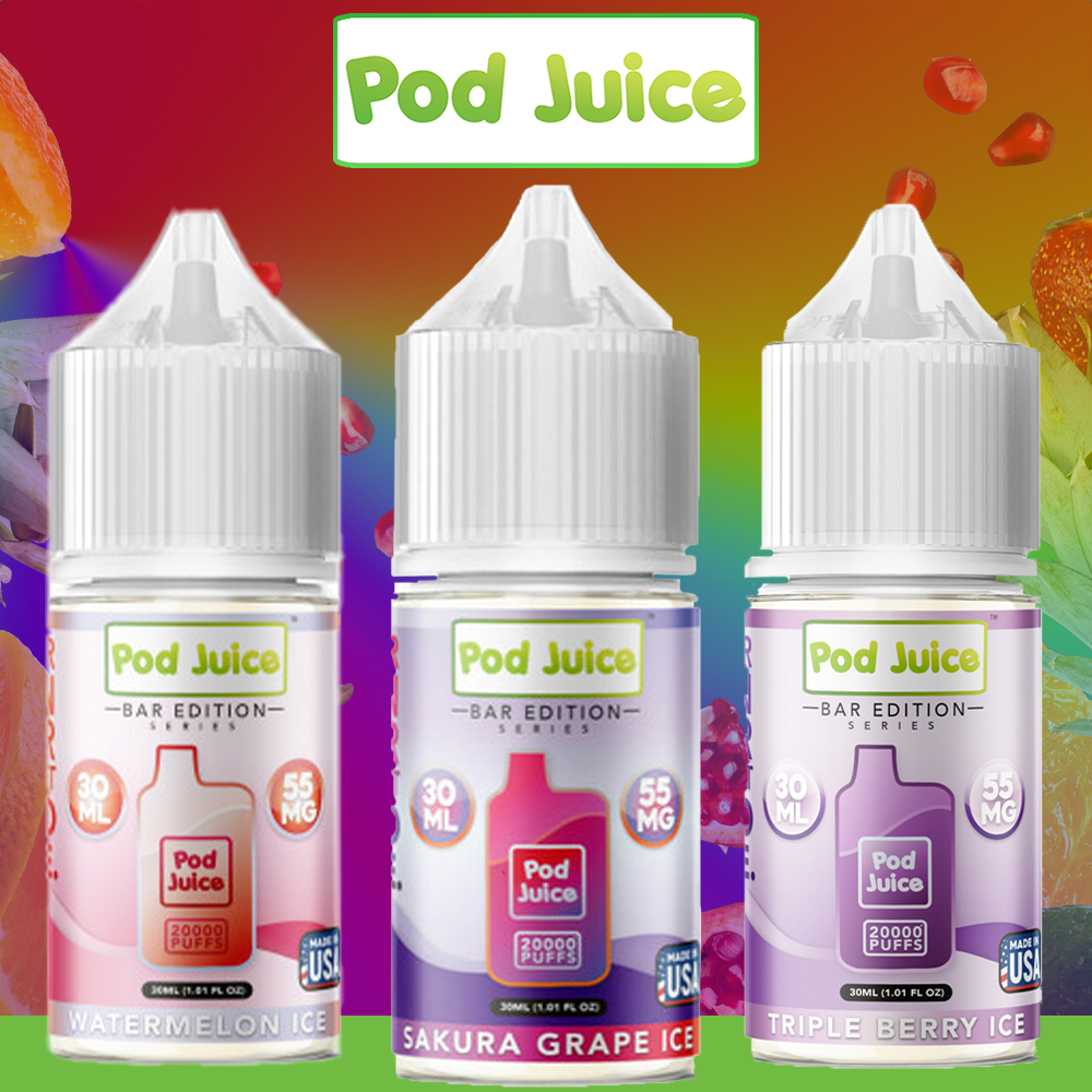 POD JUICE BAR EDITION NICOTINE SALT E-LIQUID 30ML