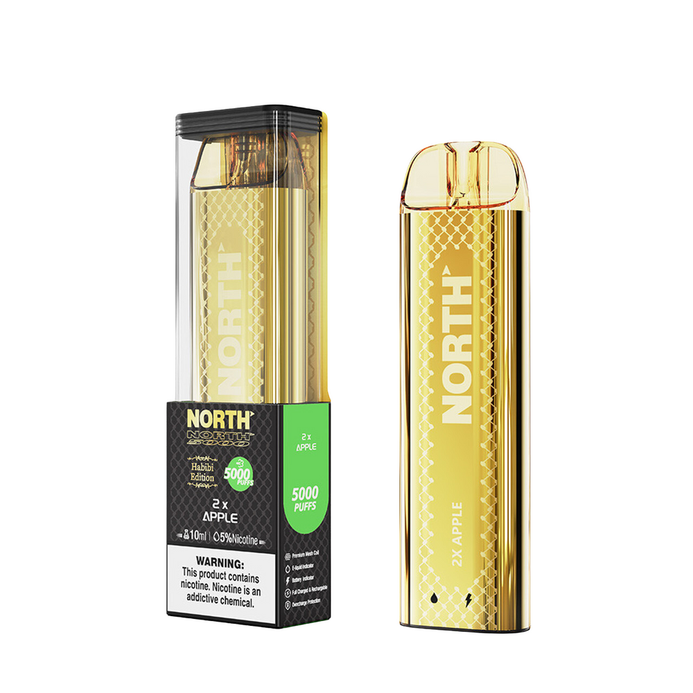 NORTH (HABIBI EDITION) 5000 PUFFS DISPOSABLE VAPE - DISPLAY OF 10