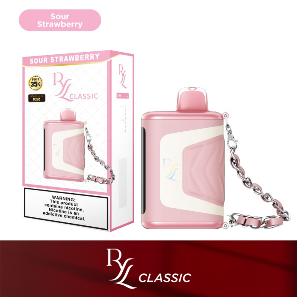 RAZ RYL 35,000 PUFFS DISPOSABLE VAPE - DISPLAY OF 5