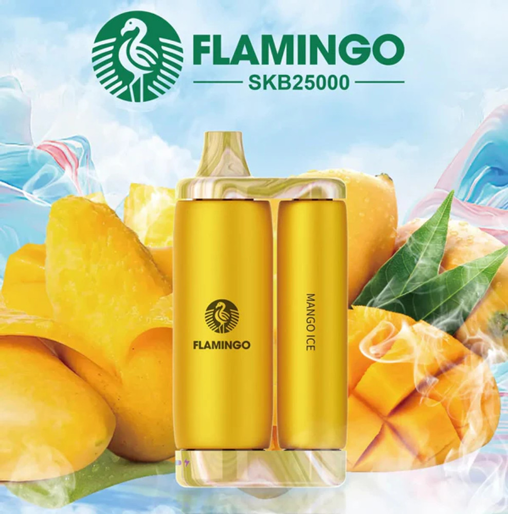 FLAMINGO ROLLING 25,000 PUFFS DISPOSABLE VAPE - DISPLAY OF 5