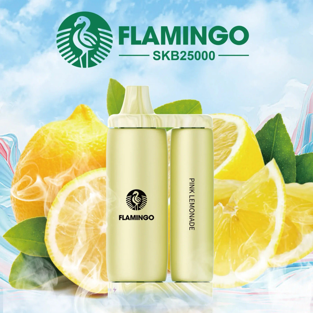 FLAMINGO ROLLING 25,000 PUFFS DISPOSABLE VAPE - DISPLAY OF 5