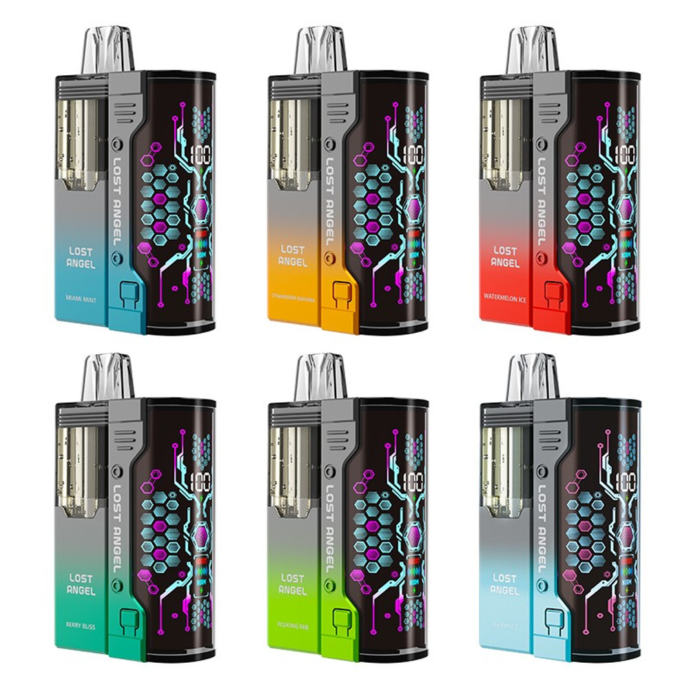 LOST ANGEL MATE 50,000 PUFFS DISPOSABLE VAPE (FULL KIT) - DISPLAY OF 5