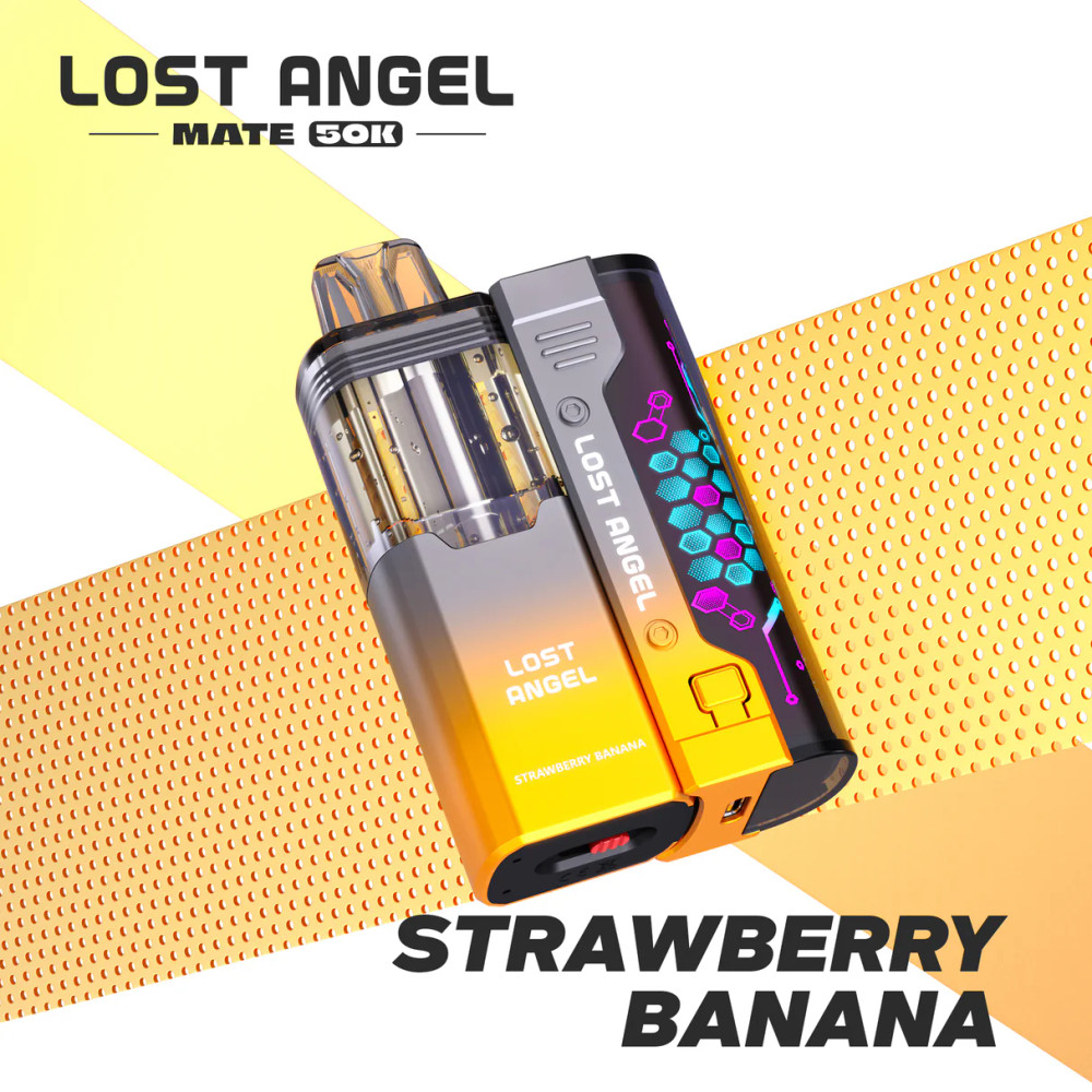 LOST ANGEL MATE 50,000 PUFFS DISPOSABLE VAPE (FULL KIT) - DISPLAY OF 5